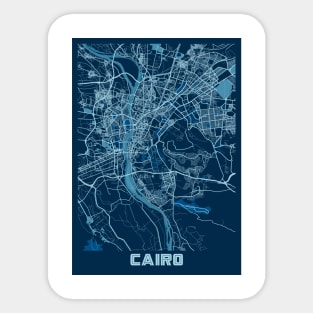 Cairo - Egypt Peace City Map Sticker